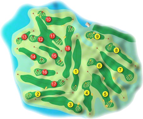 Plán hřiště | Golfové zájezdy, golfová dovolená, luxusní golf