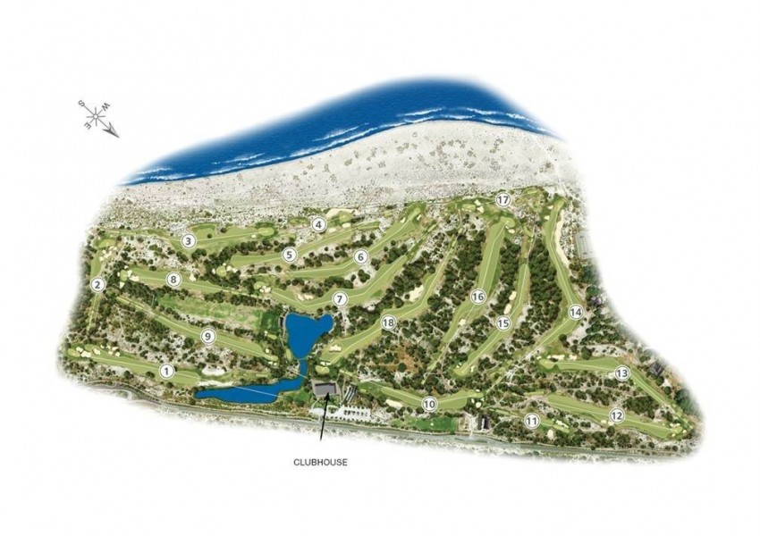 Plán hřiště | Golfové zájezdy, golfová dovolená, luxusní golf
