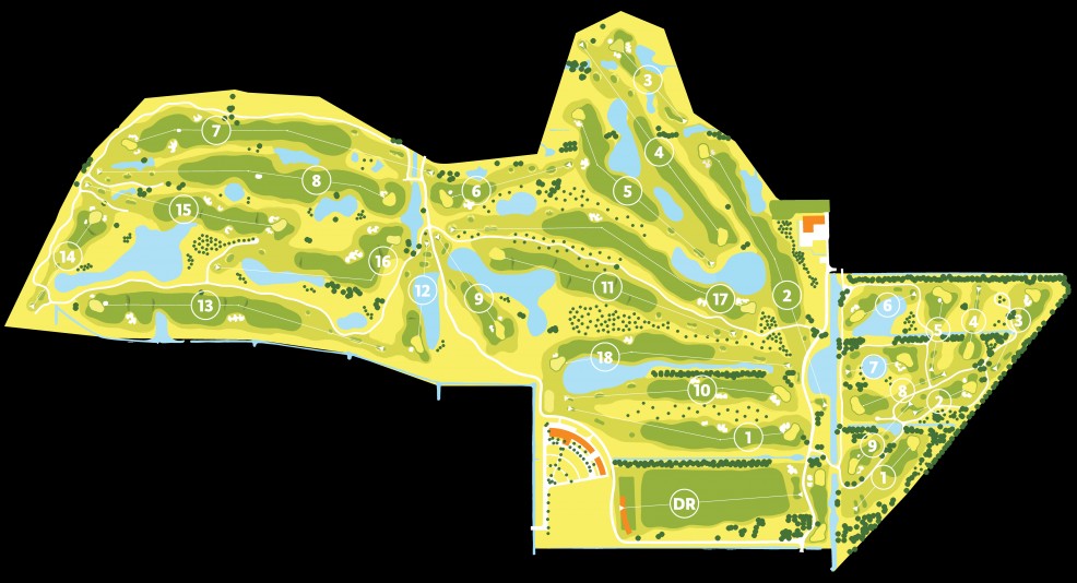 Plán hřiště | Golfové zájezdy, golfová dovolená, luxusní golf